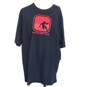 NWT Mens Basketball Black T Shirt Size L